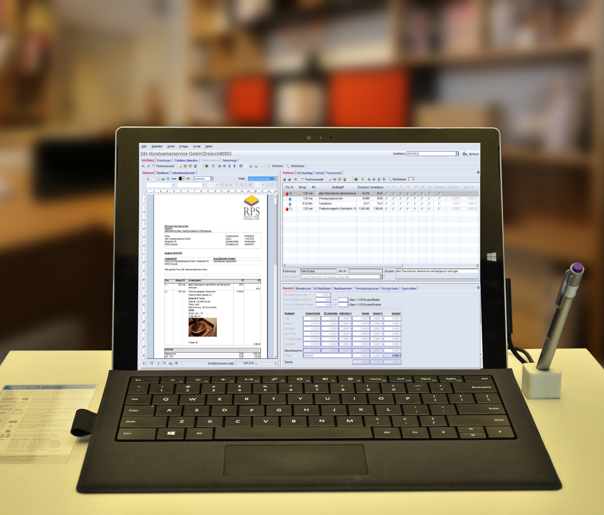 Laptop-Optimus Lernen Sie jetzt unser Rechnungsprogramm kennen.