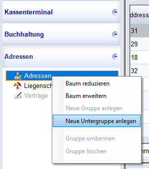 neueUntergruppeanlegen OPTIMUS Kalkulationssoftware
