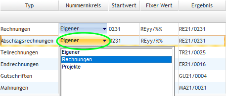 05_Eigener-Nummernkreis Nummernkreise in der Handwerkersoftware Optimus