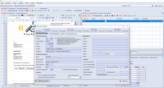 Handwerkersoftware Optimus GAEB-LV einlesen oder erstellen