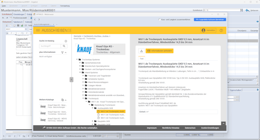 Schnittstelle zu ausschreiben.de in der Handwerkersoftware Optimus