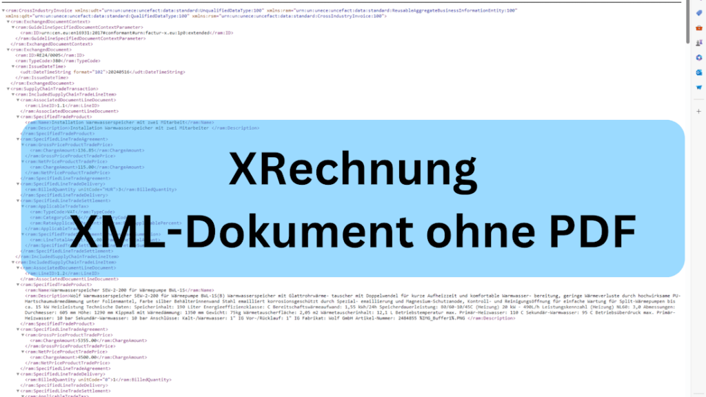XRechnung im Handwerk